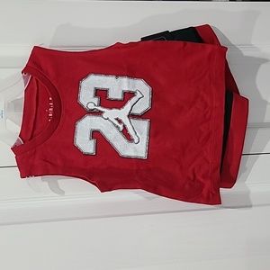 Jordan 2 pc matching summer shorts set 18 months